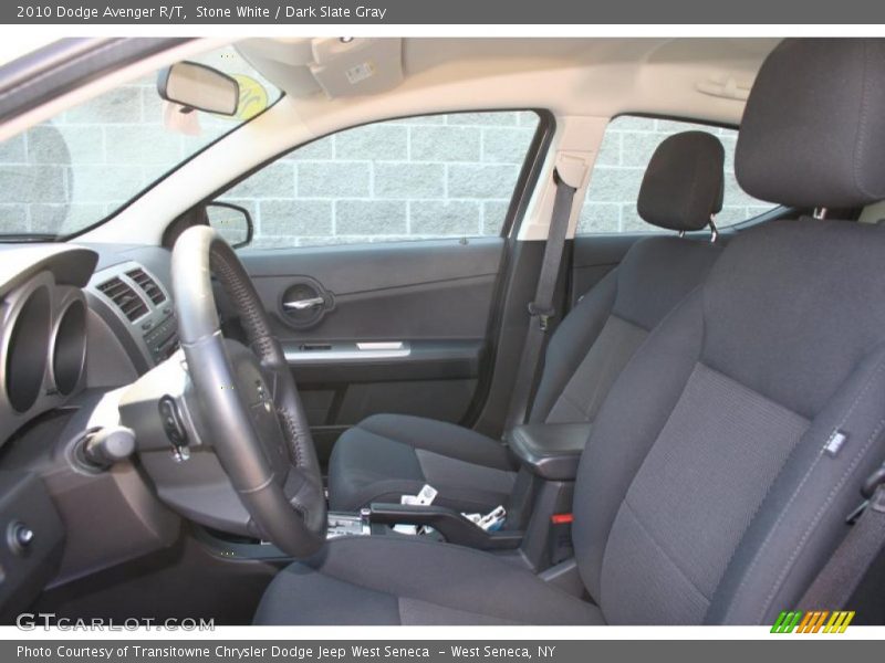 Stone White / Dark Slate Gray 2010 Dodge Avenger R/T