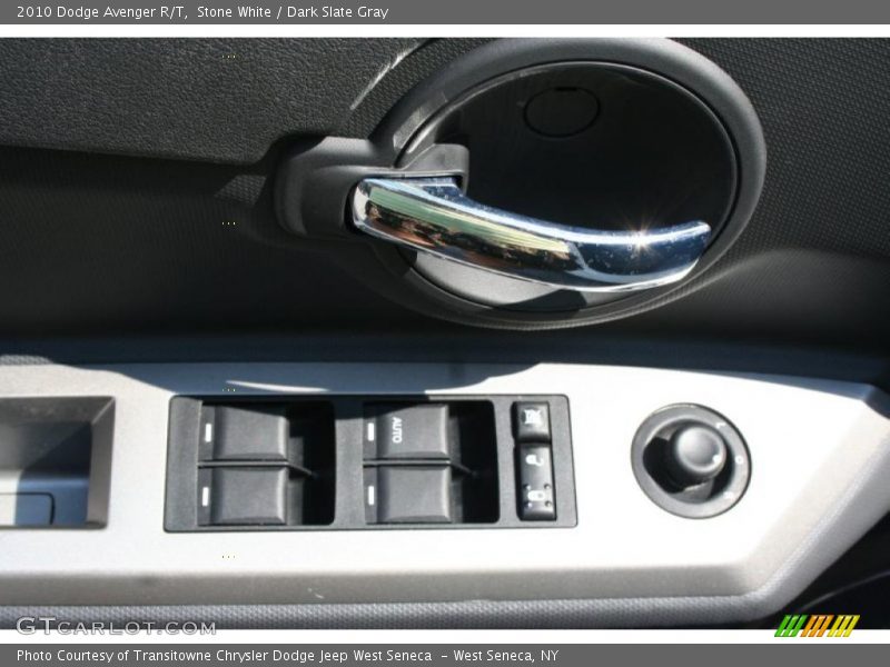 Stone White / Dark Slate Gray 2010 Dodge Avenger R/T