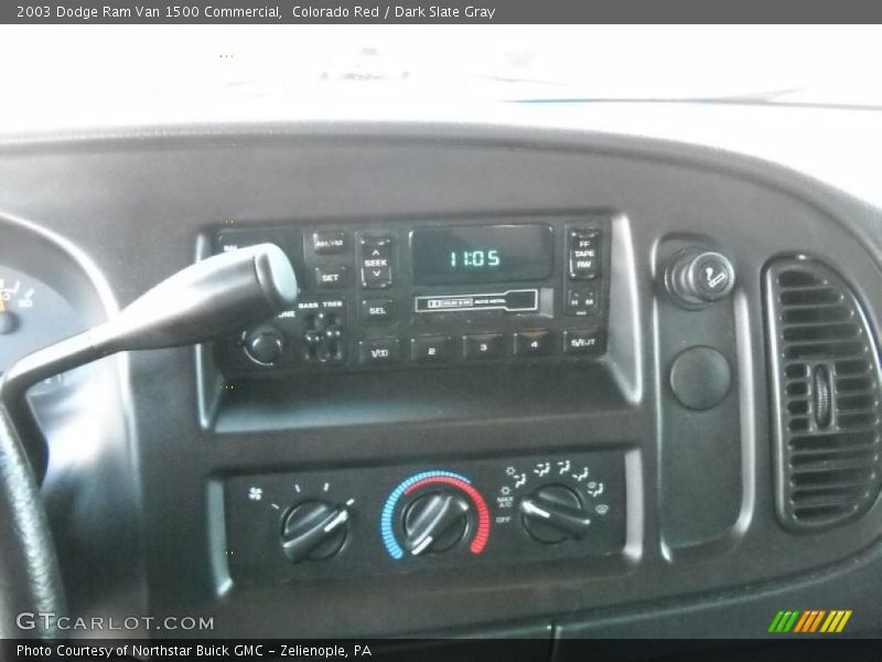 Colorado Red / Dark Slate Gray 2003 Dodge Ram Van 1500 Commercial