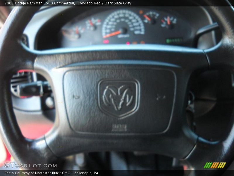 Colorado Red / Dark Slate Gray 2003 Dodge Ram Van 1500 Commercial