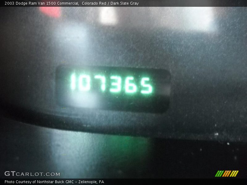 Colorado Red / Dark Slate Gray 2003 Dodge Ram Van 1500 Commercial