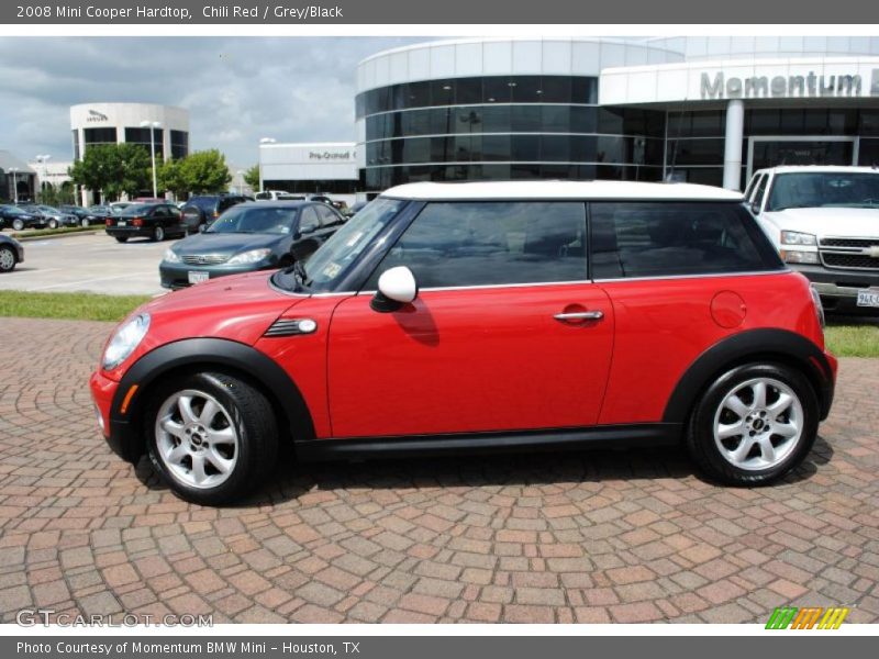 Chili Red / Grey/Black 2008 Mini Cooper Hardtop