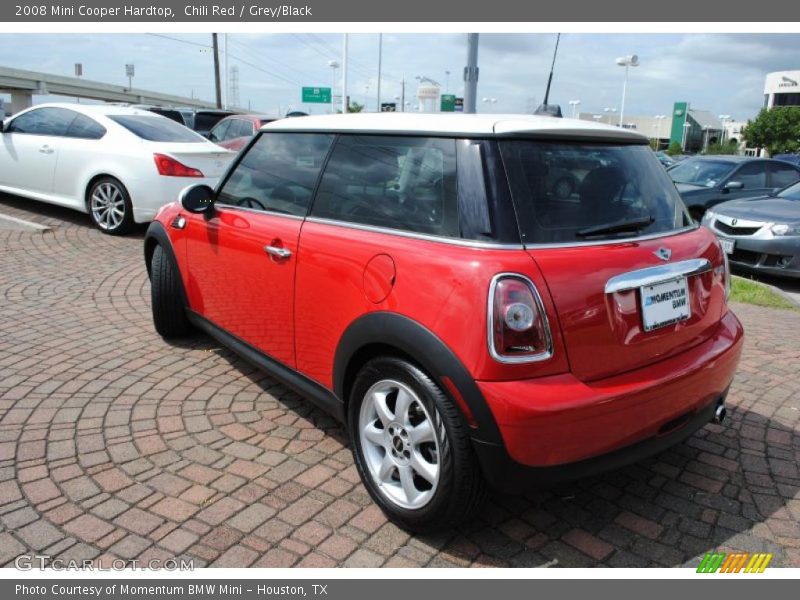 Chili Red / Grey/Black 2008 Mini Cooper Hardtop