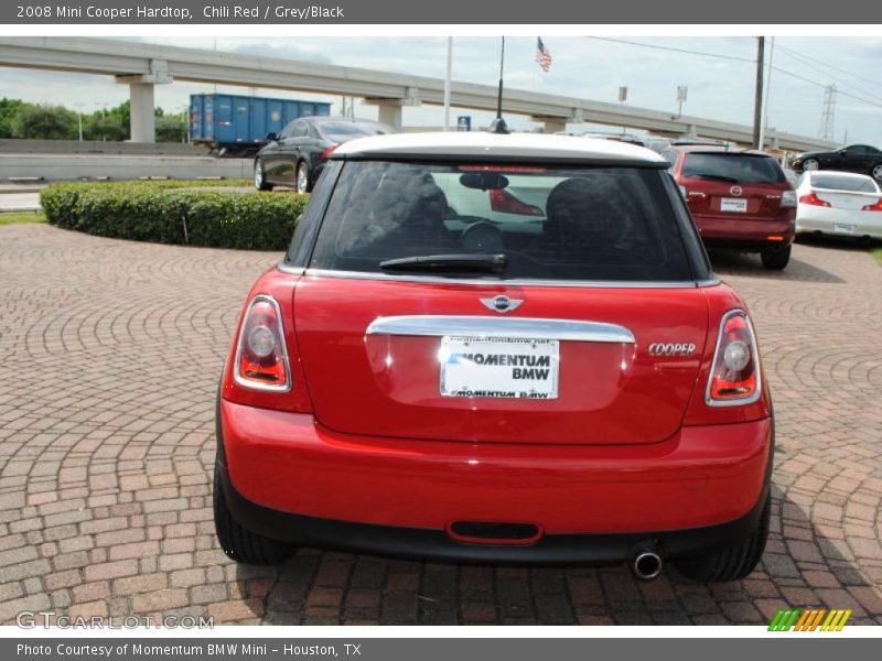 Chili Red / Grey/Black 2008 Mini Cooper Hardtop