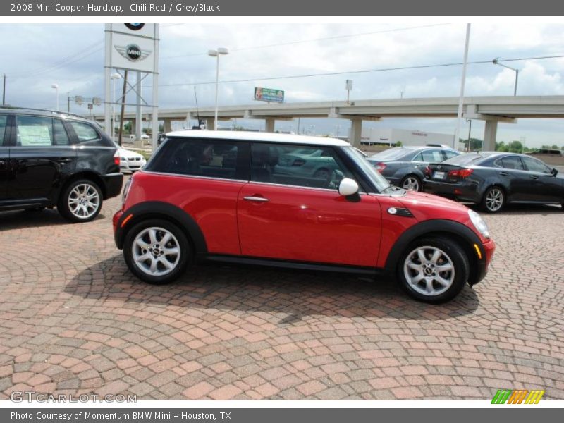 Chili Red / Grey/Black 2008 Mini Cooper Hardtop