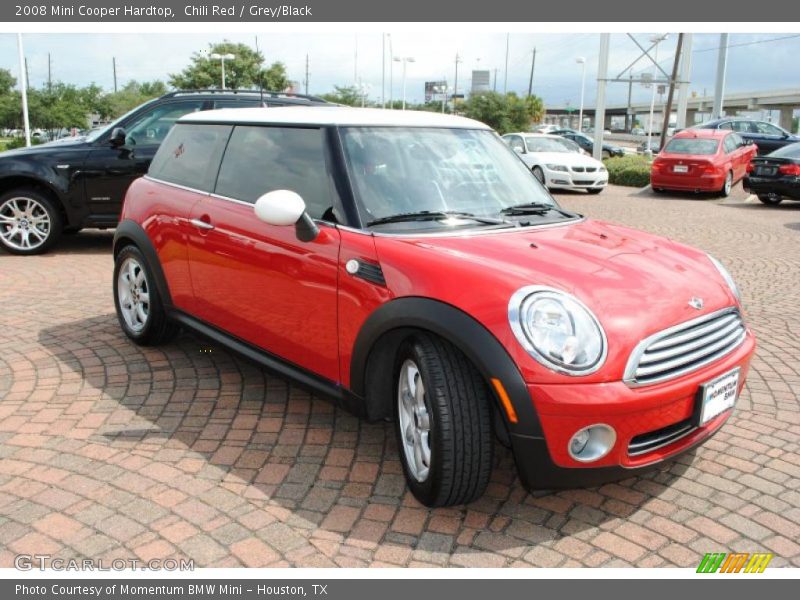 Chili Red / Grey/Black 2008 Mini Cooper Hardtop