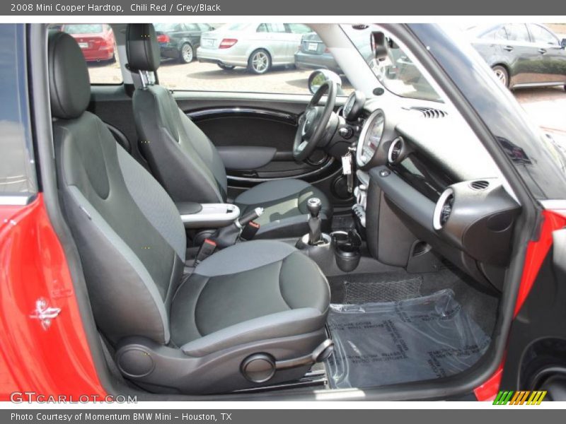 Chili Red / Grey/Black 2008 Mini Cooper Hardtop
