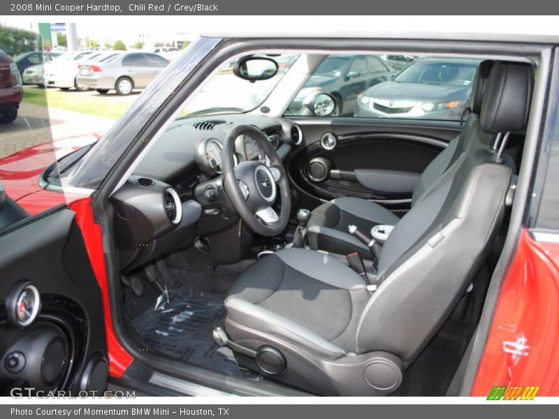 Chili Red / Grey/Black 2008 Mini Cooper Hardtop