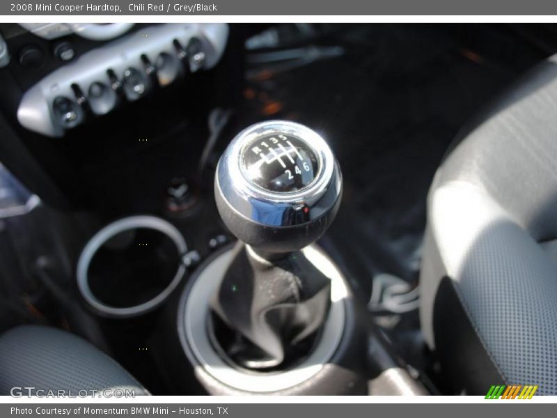 Chili Red / Grey/Black 2008 Mini Cooper Hardtop