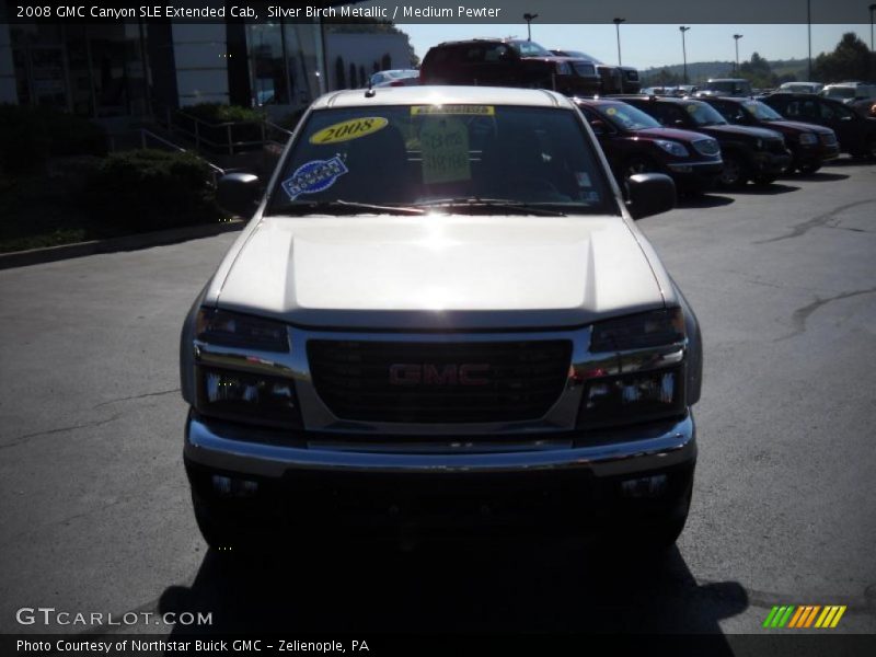 Silver Birch Metallic / Medium Pewter 2008 GMC Canyon SLE Extended Cab