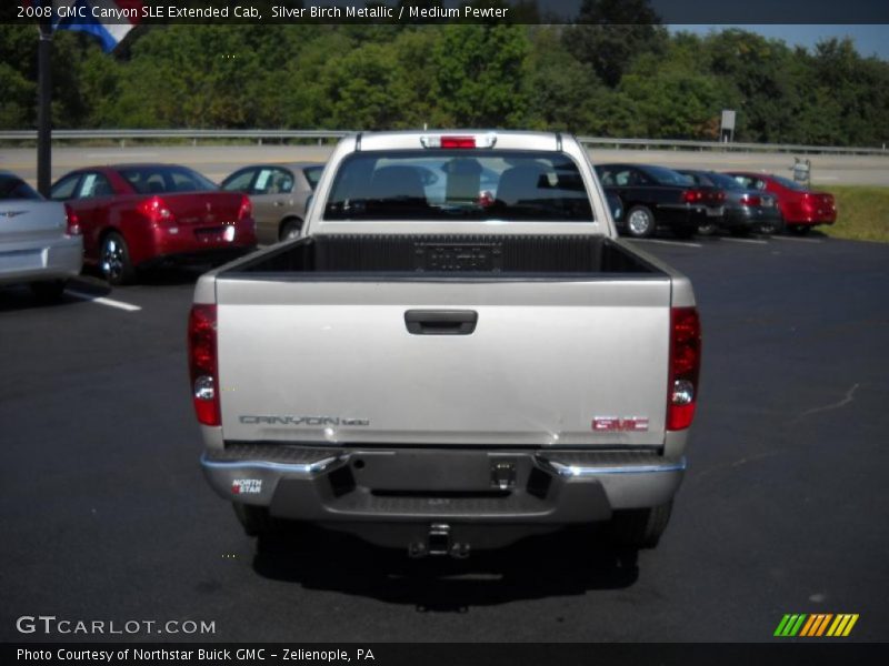 Silver Birch Metallic / Medium Pewter 2008 GMC Canyon SLE Extended Cab