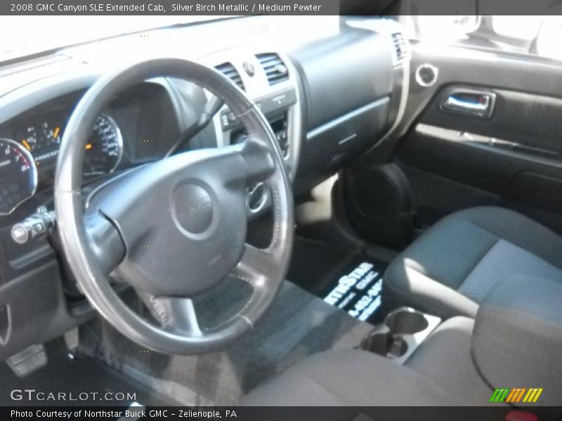 Silver Birch Metallic / Medium Pewter 2008 GMC Canyon SLE Extended Cab