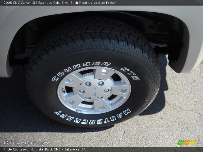 Silver Birch Metallic / Medium Pewter 2008 GMC Canyon SLE Extended Cab