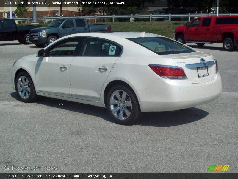 White Diamond Tricoat / Cocoa/Cashmere 2011 Buick LaCrosse CXL