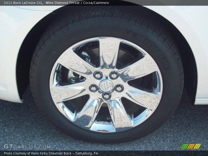 White Diamond Tricoat / Cocoa/Cashmere 2011 Buick LaCrosse CXL