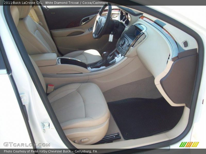 White Diamond Tricoat / Cocoa/Cashmere 2011 Buick LaCrosse CXL