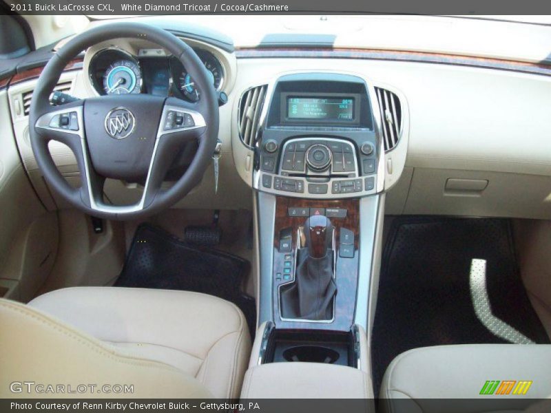 White Diamond Tricoat / Cocoa/Cashmere 2011 Buick LaCrosse CXL
