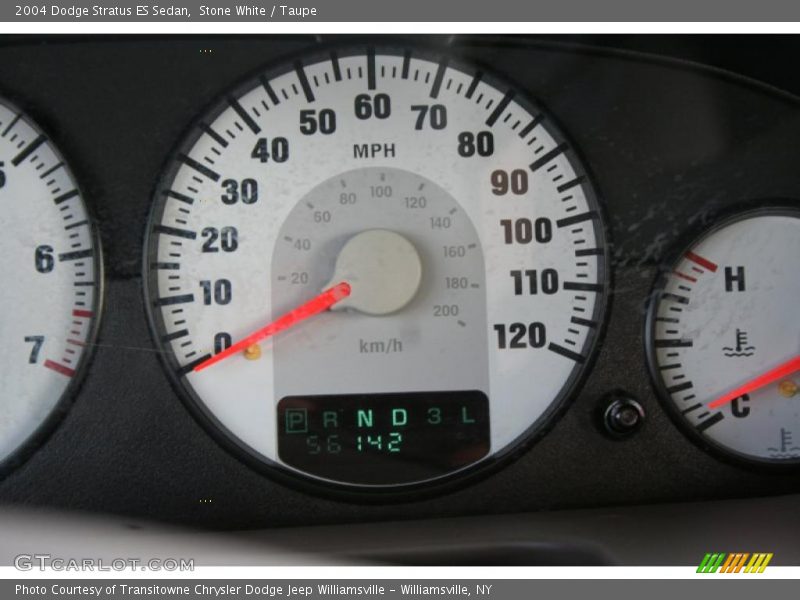 Stone White / Taupe 2004 Dodge Stratus ES Sedan