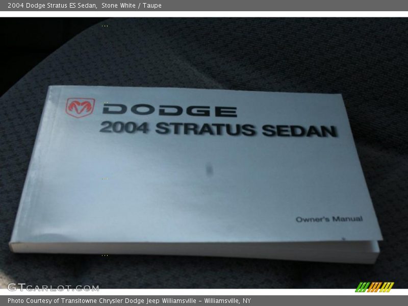 Stone White / Taupe 2004 Dodge Stratus ES Sedan