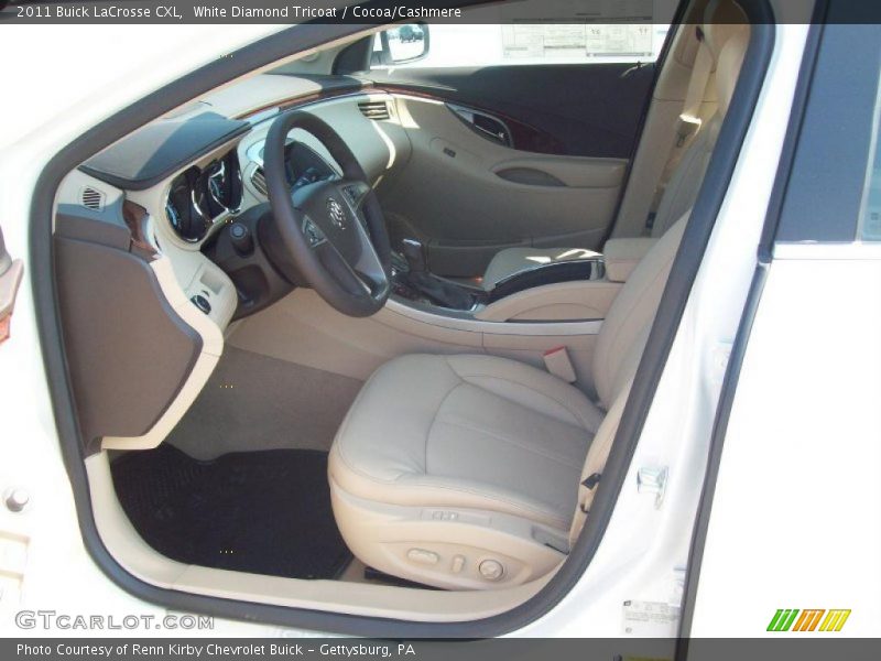 White Diamond Tricoat / Cocoa/Cashmere 2011 Buick LaCrosse CXL