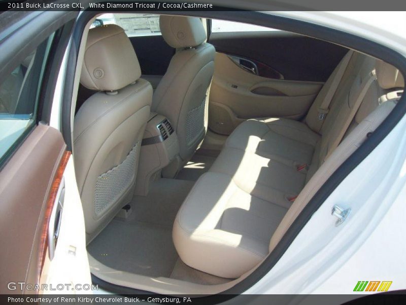 White Diamond Tricoat / Cocoa/Cashmere 2011 Buick LaCrosse CXL