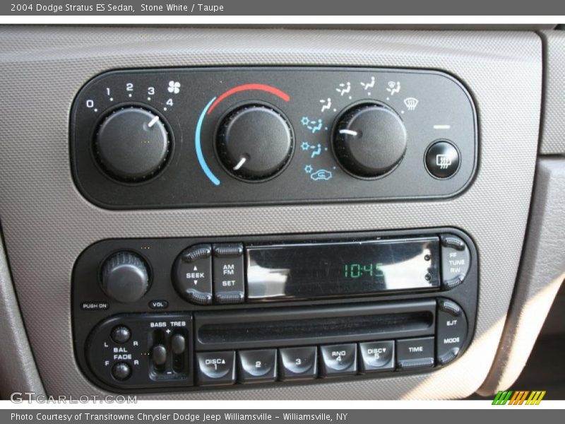 Stone White / Taupe 2004 Dodge Stratus ES Sedan