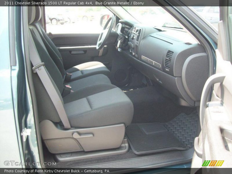 Blue Granite Metallic / Ebony 2011 Chevrolet Silverado 1500 LT Regular Cab 4x4