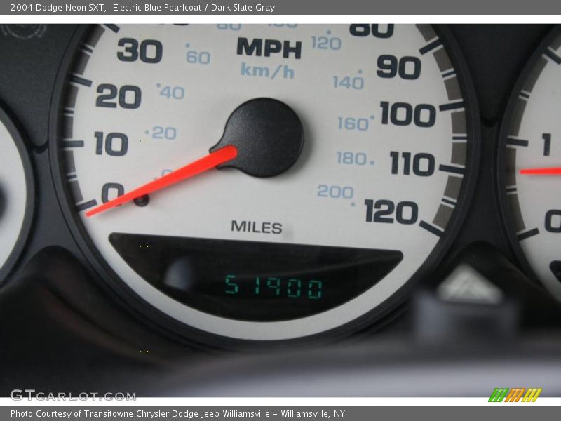 Electric Blue Pearlcoat / Dark Slate Gray 2004 Dodge Neon SXT