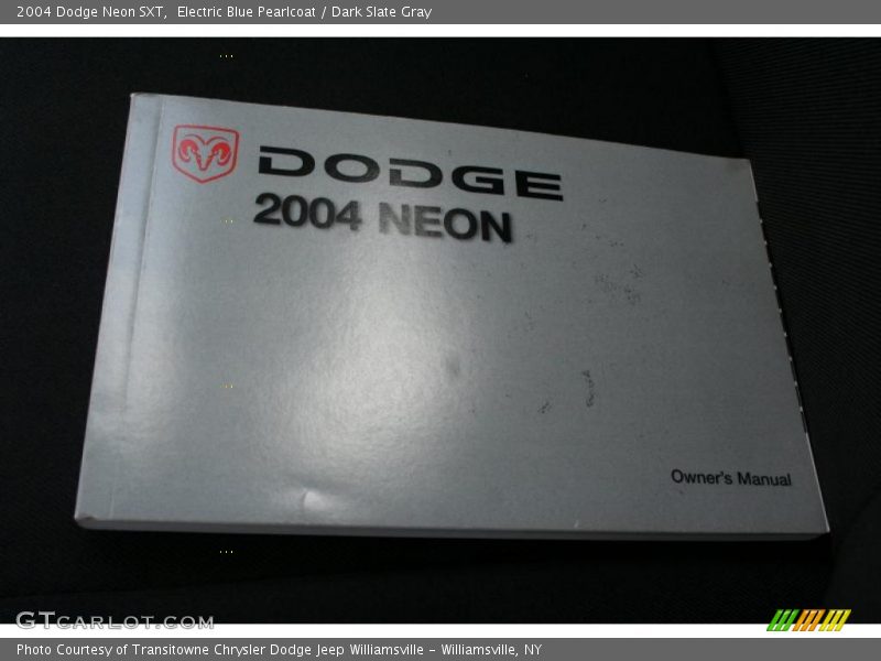 Electric Blue Pearlcoat / Dark Slate Gray 2004 Dodge Neon SXT