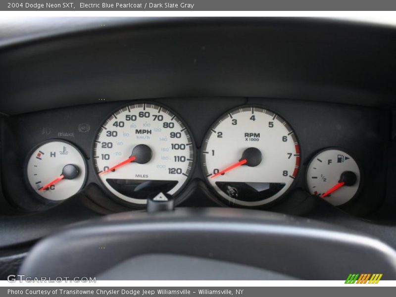 Electric Blue Pearlcoat / Dark Slate Gray 2004 Dodge Neon SXT