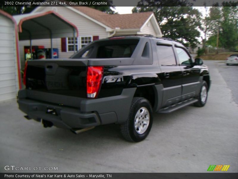 Onyx Black / Graphite 2002 Chevrolet Avalanche Z71 4x4