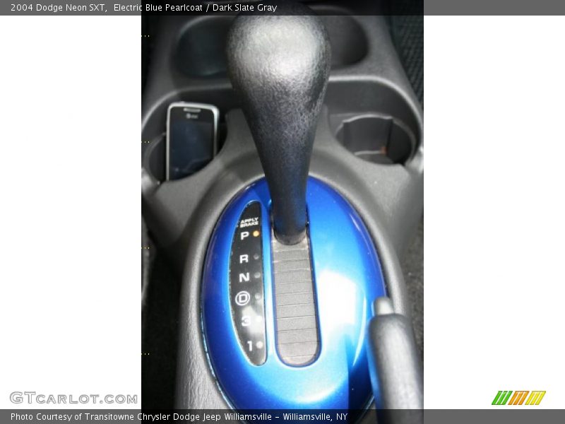 Electric Blue Pearlcoat / Dark Slate Gray 2004 Dodge Neon SXT