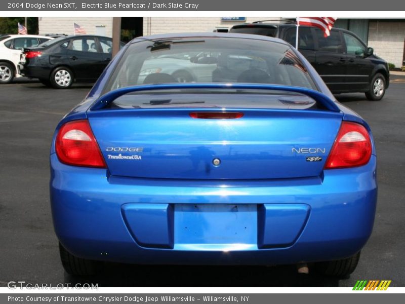 Electric Blue Pearlcoat / Dark Slate Gray 2004 Dodge Neon SXT