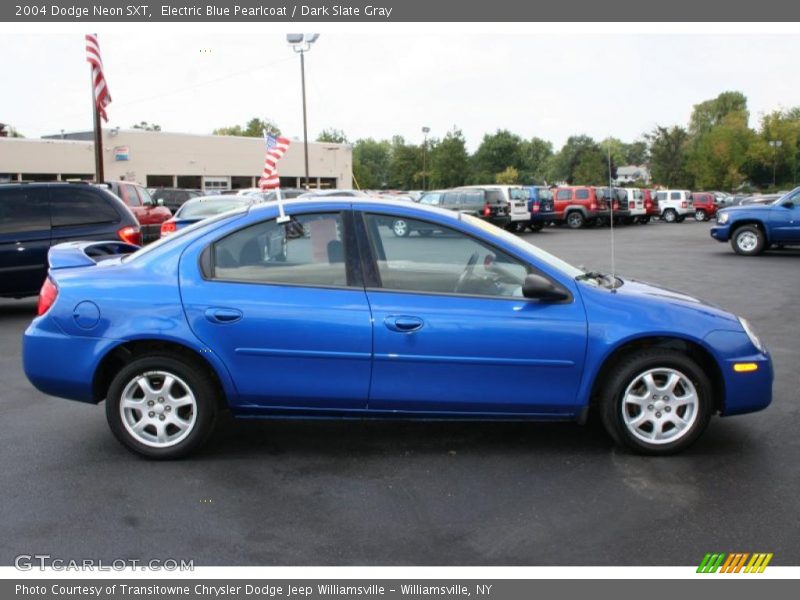 Electric Blue Pearlcoat / Dark Slate Gray 2004 Dodge Neon SXT