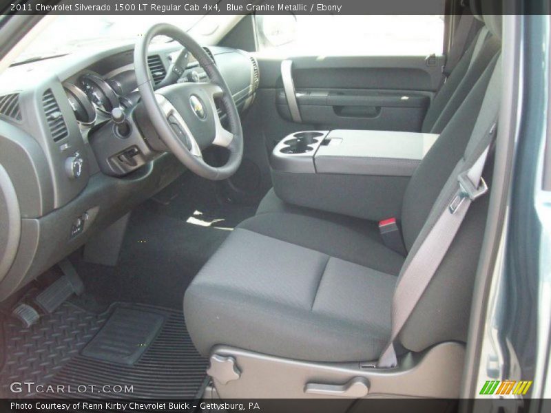 Blue Granite Metallic / Ebony 2011 Chevrolet Silverado 1500 LT Regular Cab 4x4