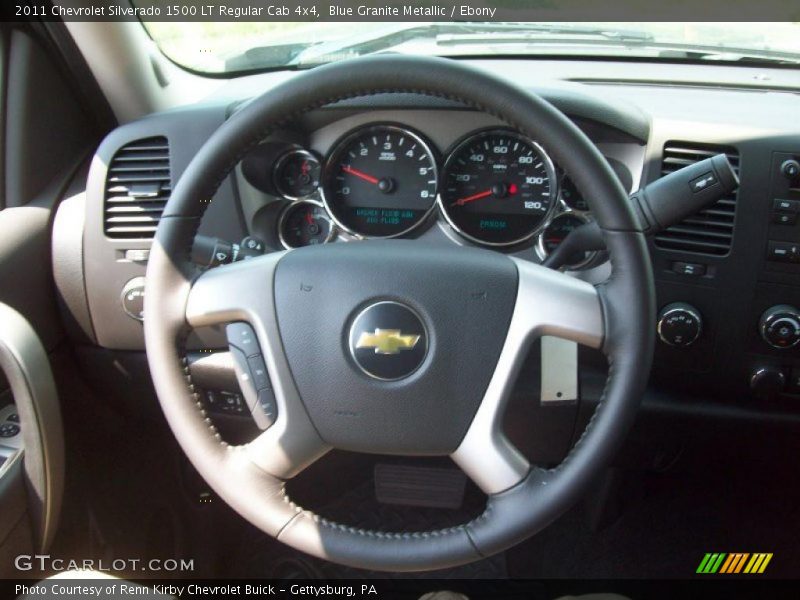 Blue Granite Metallic / Ebony 2011 Chevrolet Silverado 1500 LT Regular Cab 4x4