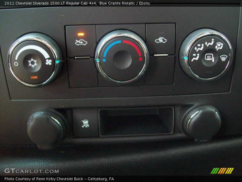 Blue Granite Metallic / Ebony 2011 Chevrolet Silverado 1500 LT Regular Cab 4x4