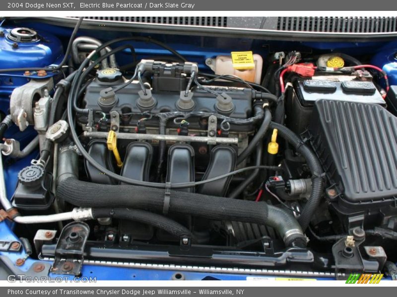 Electric Blue Pearlcoat / Dark Slate Gray 2004 Dodge Neon SXT