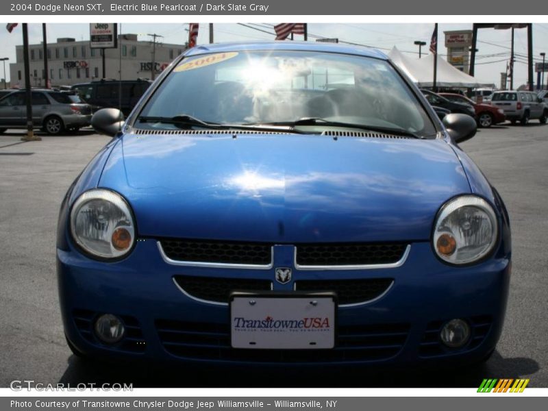 Electric Blue Pearlcoat / Dark Slate Gray 2004 Dodge Neon SXT