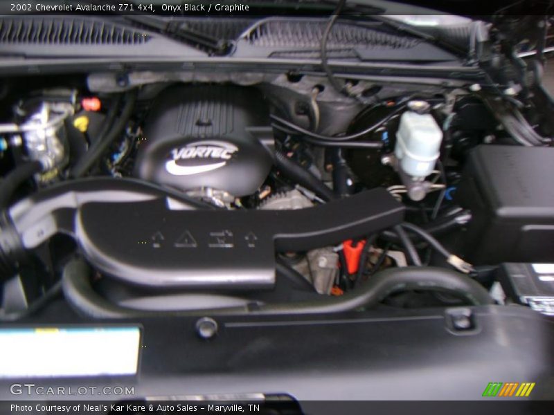 Onyx Black / Graphite 2002 Chevrolet Avalanche Z71 4x4