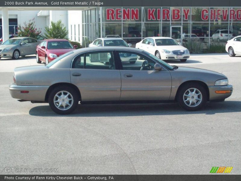 Gold Firemist Metallic / Taupe 2000 Buick Park Avenue