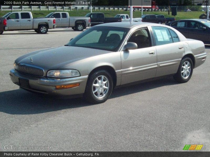 Gold Firemist Metallic / Taupe 2000 Buick Park Avenue