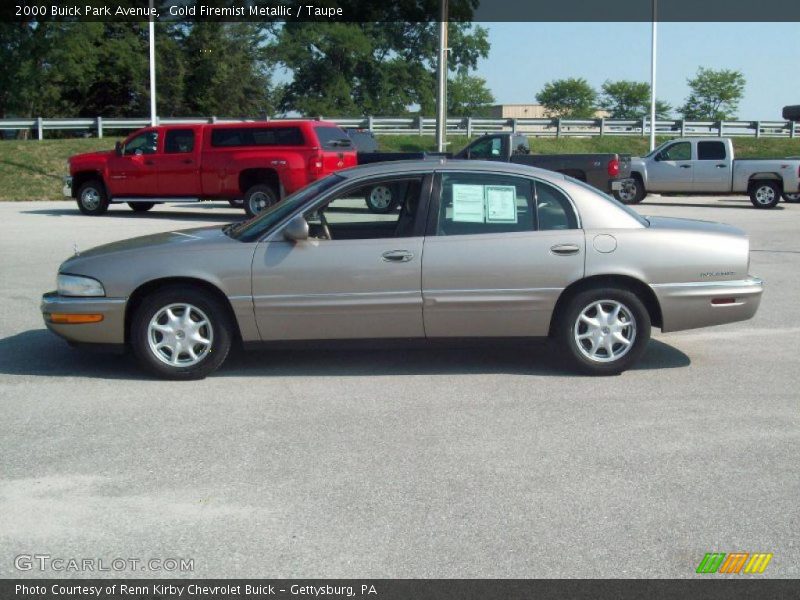 Gold Firemist Metallic / Taupe 2000 Buick Park Avenue