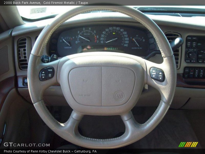 Gold Firemist Metallic / Taupe 2000 Buick Park Avenue