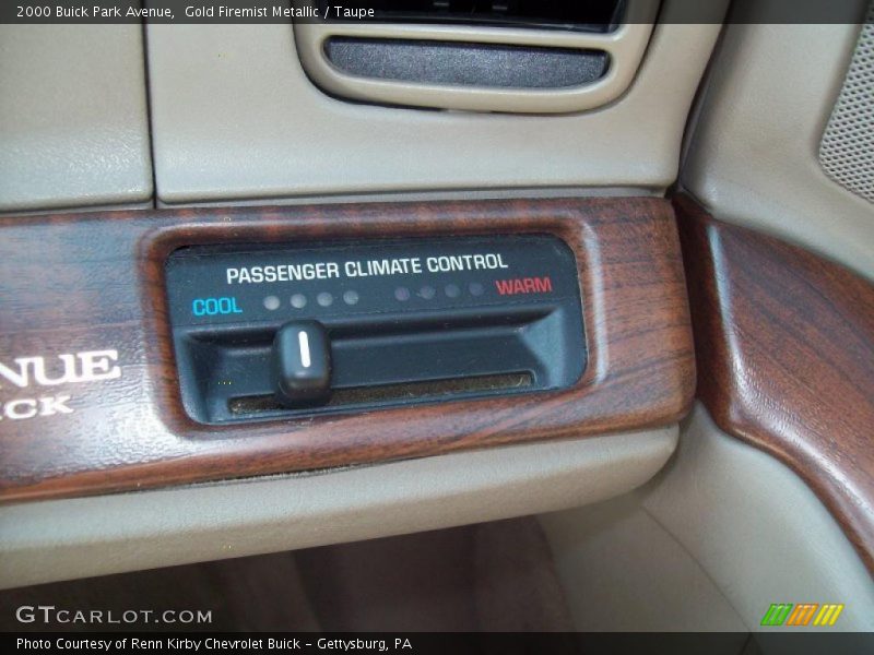 Gold Firemist Metallic / Taupe 2000 Buick Park Avenue