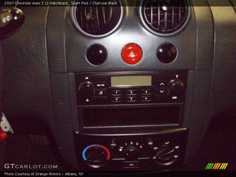 Sport Red / Charcoal Black 2007 Chevrolet Aveo 5 LS Hatchback