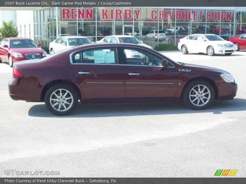 Dark Garnet Red Metallic / Cocoa/Cashmere 2007 Buick Lucerne CXL