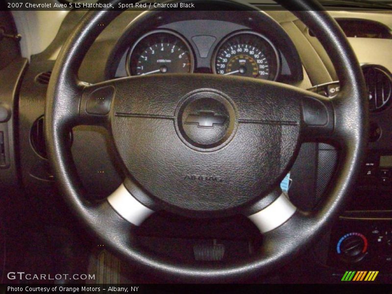 Sport Red / Charcoal Black 2007 Chevrolet Aveo 5 LS Hatchback