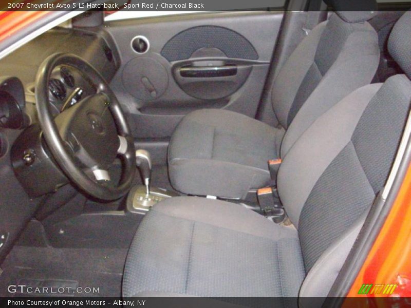 Sport Red / Charcoal Black 2007 Chevrolet Aveo 5 LS Hatchback
