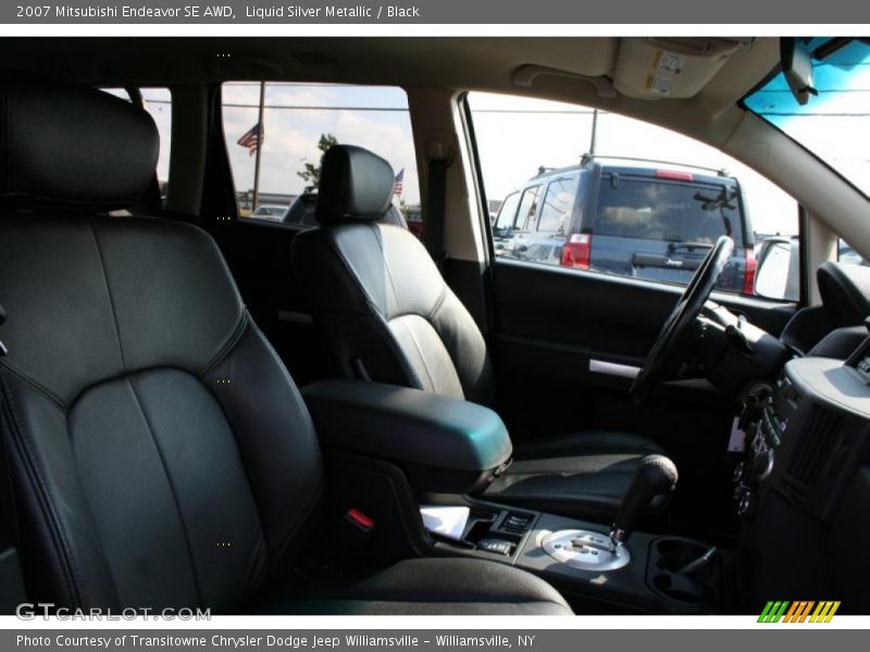 Liquid Silver Metallic / Black 2007 Mitsubishi Endeavor SE AWD